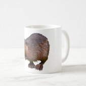 Geïsoleerd van het Noord-Amerikaanse Beaver Briefk Koffiemok (Voorkant rechts)