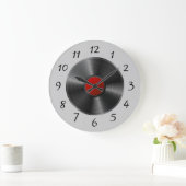 Geïsoleerd vinylrecord grote klok (Huis)