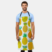 Geïsoleerde ananas:  naadloos patroon. schort (Gedragen)