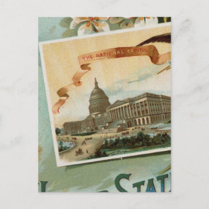 Geïsoleerde atlas van Arbuckles Briefkaart
