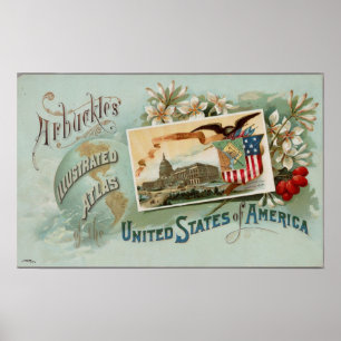 Geïsoleerde atlas van Arbuckles Poster