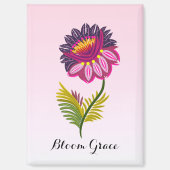 Geïsoleerde bloem magneet (Voorkant)