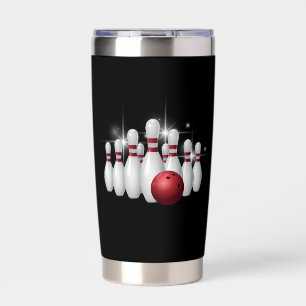 Geïsoleerde Bowling Tumbler Drinkbeker
