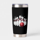 Geïsoleerde Bowling Tumbler Drinkbeker (Achterkant)