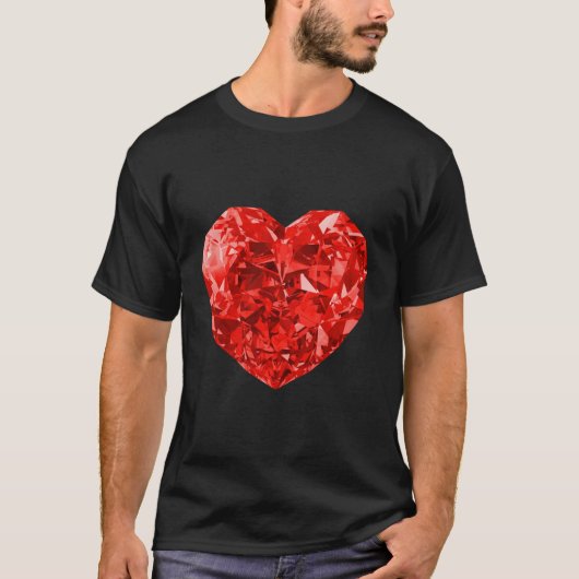 Geïsoleerde diamant – Shine Bright T-shirt (Voorkant)