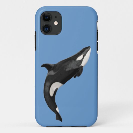 Geïsoleerde dodelijke walvis Case-Mate iPhone case (Achterkant)