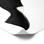 Geïsoleerde dodelijke walvis poster (Hoek)