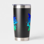 Geïsoleerde duiktuimelaar geïsoleerde drinkbeker (Rechts)