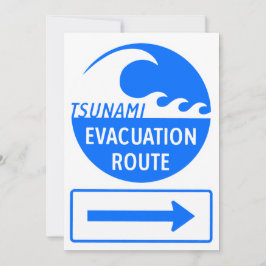 Geïsoleerde evacuatie Route Snelweg bord Kaart