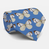 Geïsoleerde grote witte vlinder PNG Stropdas (Opgerold)