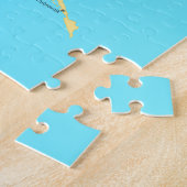 Geïsoleerde kaart van Kroatië Regio's Legpuzzel (Zijkant)