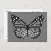 Geïsoleerde monboogvlinder PNG Briefkaart (Voorkant / Achterkant)