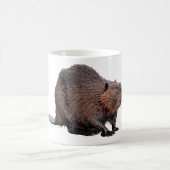 Geïsoleerde Noord-Amerikaanse bever Koffiemok (Center)