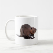 Geïsoleerde Noord-Amerikaanse bever Koffiemok (Links)