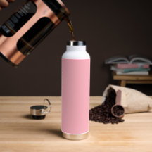 Geïsoleerde Roze RVS Waterfles