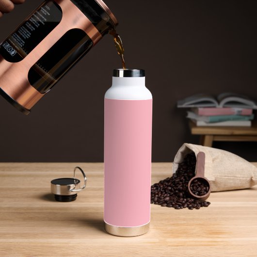 Geïsoleerde Roze RVS Waterfles (Koffie)