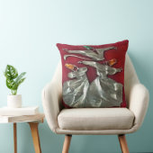 Geïsoleerde sufis in gebeden acrylkunst kussen (Stoel)