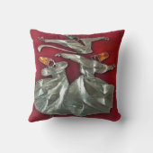 Geïsoleerde sufis in gebeden acrylkunst kussen (Achterkant)