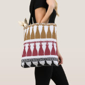 Geïsoleerde Tassel Fringe Garland Set. Tote Bag (Dichtbij)