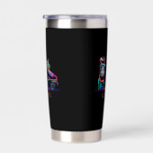 Geïsoleerde trommel met roller-Schaatsen Drinkbeker (Rechts)