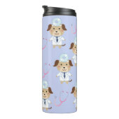 Geïsoleerde tuimelaar met hondentor thermosbeker (Geroteerd rechts)