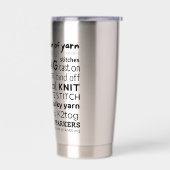 Geïsoleerde Tumbler Reizen Koffiemok van het breiw Drinkbeker (Links)