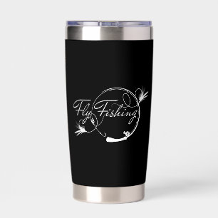 Geïsoleerde tumbler voor vliegvissen drinkbeker
