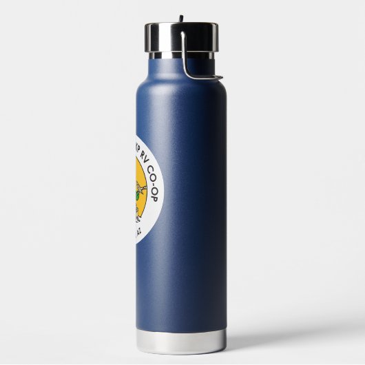Geïsoleerde Waterfles (25 oz w/pop-up stro) (Links)