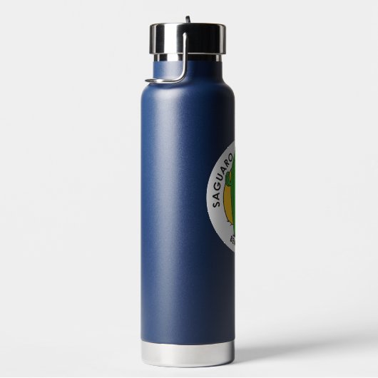 Geïsoleerde Waterfles (25 oz w/pop-up stro) (Rechts)