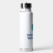 Geïsoleerde waterfles met Pop-up rietje - IVH Logo (Rechts)