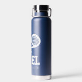 Geïsoleerde waterfles voor padel speler (Achterkant)