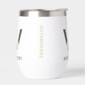 Geïsoleerde wijndroogtrommel - Grote Logo - Limoen (Links)