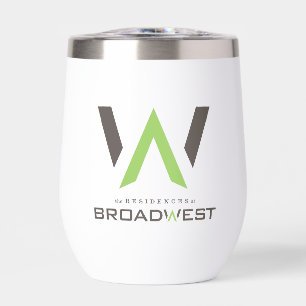 Geïsoleerde wijndroogtrommel - Grote Logo - Limoen