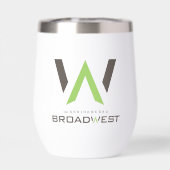 Geïsoleerde wijndroogtrommel - Grote Logo - Limoen (Achterkant)