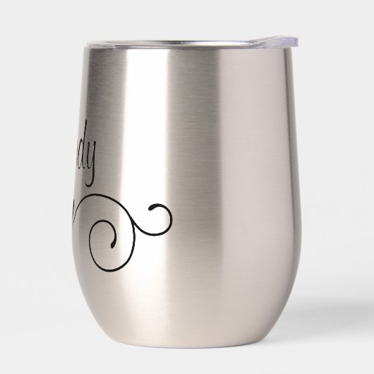 Geïsoleerde wijndroogtrommel met naam (Links)