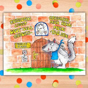 Geisslein Birthday briefkaart door Nicole Janes