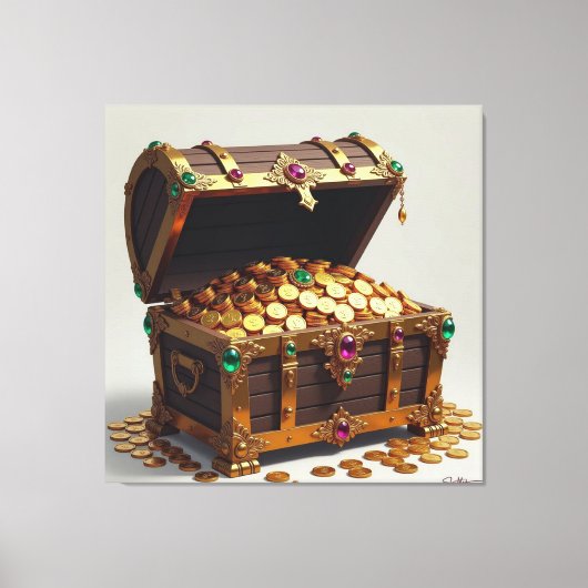 Geisterschiff der Piraten Canvas Afdruk (Voorkant)