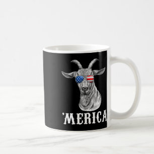 Geit 4 juli Amerikaanse vlag VS Merica Koffiemok