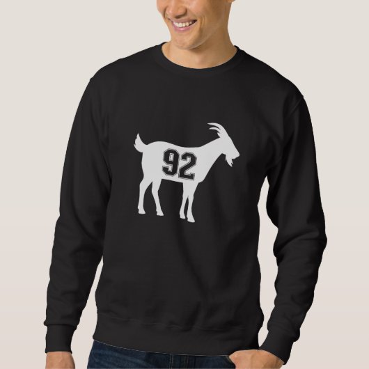 Geit 92 G.O.A.T. Nummer 92 Geit Trui (Voorkant)