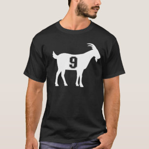 Geit 9 G.O.A.T. Nummer Negen Geit T-shirt
