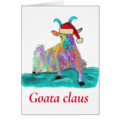 Geit a Claus Funny kerstHumor (Voorkant)