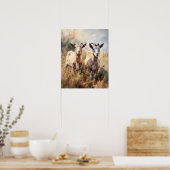 Geit Boerderij Animal Art Print Poster (Keuken)