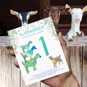 Geit Boerderij Animal Wild Een verjaardagsfeestbud