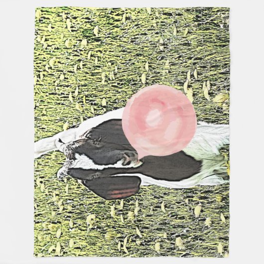 GEIT | Bubblegum Boer Kind Goat van GetYerGoat™ Fleece Deken (Voorkant)