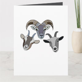 Geit Dier Grappige Geit Kaart