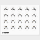 Geit Dier Grappige Geit Ronde Sticker (Vel)