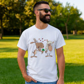 Geit en schaap in liefde t-shirt