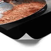 Geit eten spaghetti Sticker Poster (Hoek)