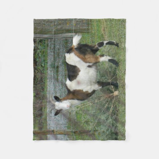 geit fleece deken (Voorkant)