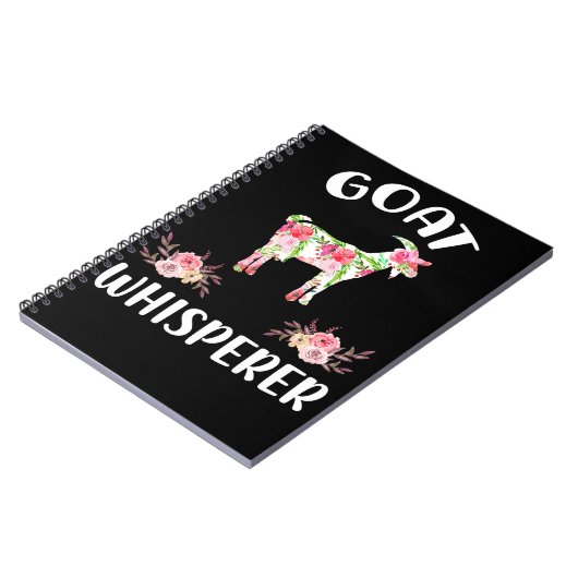 Geit Floral Goat Whisperer Bucks Expert Kind Capri Notitieboek (Linkerzijde)
